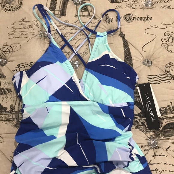 La Blanca Swim La Blanca Palm Reader Mio Surplice Underwire